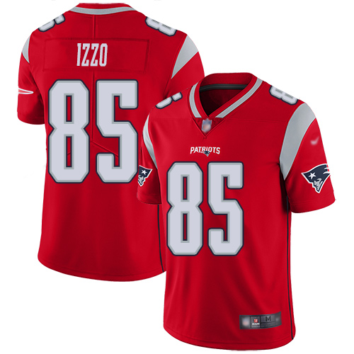 New England Patriots Football #85 Inverted Legend Limited Red Men Ryan Izzo NFL Jersey->new england patriots->NFL Jersey
